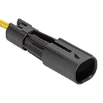 Molex, Squba Male Crimp Connector Housing, 1.8mm Pitch, 2 Way, 1 Row