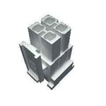 Samtec, IPBD Male Crimp Connector Housing, 4.19mm Pitch, 4 Way, 2 Row