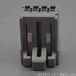 JST, J2000 Female PCB Connector Housing, 2.5mm Pitch, 4 Way, 1 Row