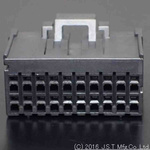 JST, J2000 Female PCB Connector Housing, 2.5mm Pitch, 20 Way, 2 Row