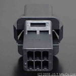 JST, J2000 Female PCB Connector Housing, 2.5mm Pitch, 6 Way, 2 Row
