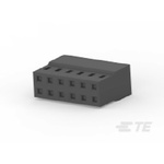 TE Connectivity, AMPMODU Female PCB Connector Housing, 2mm Pitch, 12 Way, 2 Row