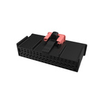 Amphenol Communications Solutions, Minitek 1.80 Female PCB Connector Housing, 1.8mm Pitch, 32 Way, 2 Row