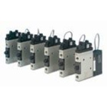 Vacuum ejector single unit,1.3mm nozzle diam, supply & release valves with connectors & switch