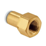 Fitting bulkhead connector 5/32 to 1/8