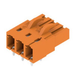 Weidmuller Female PCB Header, 5.08mm Pitch, 3 Way, 1 Row