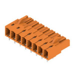 Weidmuller Female PCB Header, 5.08mm Pitch, 8 Way, 1 Row