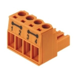 Weidmuller Female PCB Header, 5.08mm Pitch, 4 Way, 1 Row