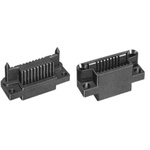 Hirose, QR/P8 Male Connector Housing, 2mm Pitch, 8 Way, 2 Row