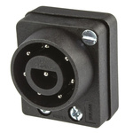 Bulgin Power Connector Cable Mount Plug, 8, Screw Down Termination, 6A, 250 V ac