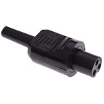 Bulgin Miniature Power Connector Cable Mount, Solder Termination, 3A, 250 V ac