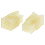 TE Connectivity Wire to Wire Connector Plug, 6P, 9.5A, 600 V ac