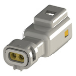EDAC Wire to Wire Connector Cable Mount Plug, 2P, Crimp Termination, 3A, 250 V
