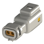 EDAC Wire to Wire Connector Cable Mount Plug, 2P, Crimp Termination, 3A, 250 V