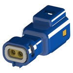 EDAC Wire to Wire Connector Cable Mount Plug, 2P, Crimp Termination, 3A, 250 V