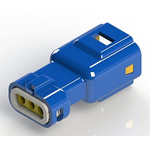 EDAC Wire to Wire Connector Cable Mount Plug, 3P, Crimp Termination, 3A, 250 V
