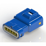 EDAC Wire to Wire Connector Cable Mount Plug, 5P, Crimp Termination, 3A, 250 V
