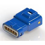 EDAC Wire to Wire Connector Cable Mount Plug, 5P, Crimp Termination, 3A, 250 V