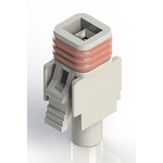EDAC Wire to Wire Connector Cable Mount Socket, 1P, Crimp Termination, 10A, 300 V