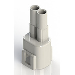 EDAC Wire to Wire Connector Cable Mount Plug, 2P, Crimp Termination, 10A, 300 V