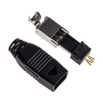 Hirose, MQ172 Miniature Power Connector Cable Mount Plug, 4P, Solder Termination, 3A, 30 V dc, 40 V ac