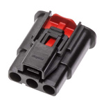 Molex, 201841 Compact Power Connector Cable Mount Socket, 3P, Crimp Termination, 40A, 1 kV ac/dc