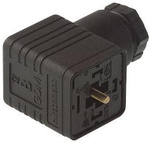 Hirschmann GDM 3P+E DIN 43650 A, Female Solenoid Valve Connector, 250 V ac/dc Voltage