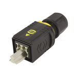 HARTING, HARTING PushPull Power Connector Cable Mount Plug, 4P, Crimp Termination, 12A, 48 V