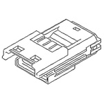 Molex Female Crimp Connector Housing, 5mm Pitch, 2 Way, 1 Row