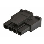 Molex Male Crimp Connector Housing, 3mm Pitch, 4 Way, 1 Row