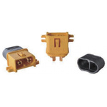 RS PRO Compact Power Connector Plug, 2P, 30A, 500 V dc
