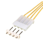 JST, SV Connector Housing, 5mm Pitch, 4 Way, 1 Row