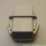 JST, J2000 Female PCB Connector Housing, 2.5mm Pitch, 4 Way, 1 Row