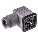 Hirschmann GDM 3P+E DIN 43650 A, Female Solenoid Valve Connector, 250 V ac/dc Voltage