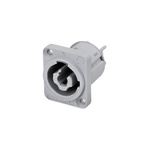 Re-An Products Compact Power Connector Cable Mount Socket, 2 + PE, 250 V