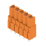 Weidmuller Female PCB Header, 5.08mm Pitch, 5 Way, 1 Row