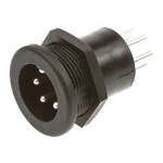 Bulgin Power Connector Panel Mount, Solder Termination, 3A, 50 V ac