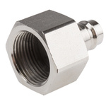 RS PRO Pneumatic Quick Connect Coupling Brass, Steel 3/4 in Threaded