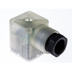 Hirschmann GDML 2P+E DIN 43650 A, Female Solenoid Valve Connector,  with Indicator Light, 24 V ac/dc Voltage