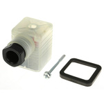 Hirschmann GDML 2P+E DIN 43650 A, Female Solenoid Valve Connector,  with Indicator Light, 24 V Voltage