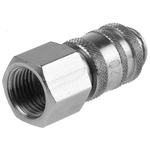 RS PRO Pneumatic Quick Connect Coupling Brass 1/8 in Threaded