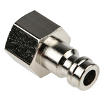 RS PRO Pneumatic Quick Connect Coupling Brass 1/8in Threaded