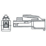 TE Connectivity Power Connector Socket, 12A, 600 V ac