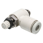 SMC AS Series Speed Controller, 4mm Tube Inlet Port x 4mm Tube Outlet Port