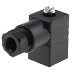 RS PRO 2P+E DIN 43650 C, Female Solenoid Valve Connector, No, 250 V ac Voltage