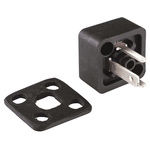 RS PRO 2P+E DIN 43650, Male Solenoid Valve Connector, 250 V ac Voltage