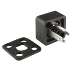 RS PRO 3P+E DIN 43650, Male Solenoid Valve Connector, 250 V ac Voltage
