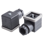 RS PRO 3P+E DIN 43650 A, Female Solenoid Valve Connector, 250 V ac Voltage