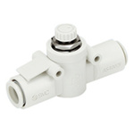 SMC AS Series Speed Controller, 6mm Tube Inlet Port x 6mm Tube Outlet Port