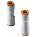 SMC AKH Check Valve, 1/4in Tube Inlet, 1/4in Tube Outlet, -100 kPa → 1 MPa